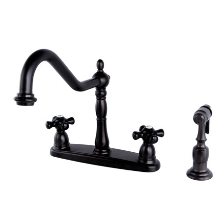 Kingston Brass Duchess Centerset Kitchen Faucet, Oil Rubbed Bronze KB1755PKXBS